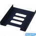 PC 2.5" HDD SSD TO 3.5" Metal Mount Adapter Bracket Dock Holder Black Hard drive